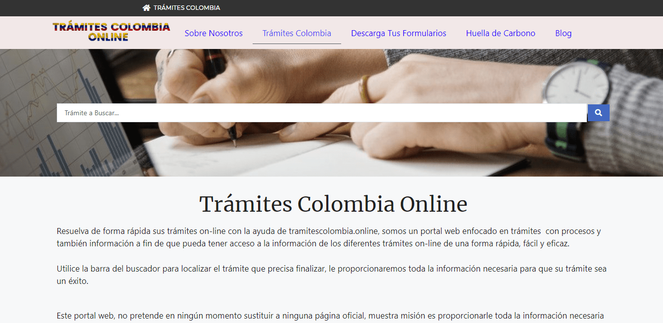 tramites colombia online
